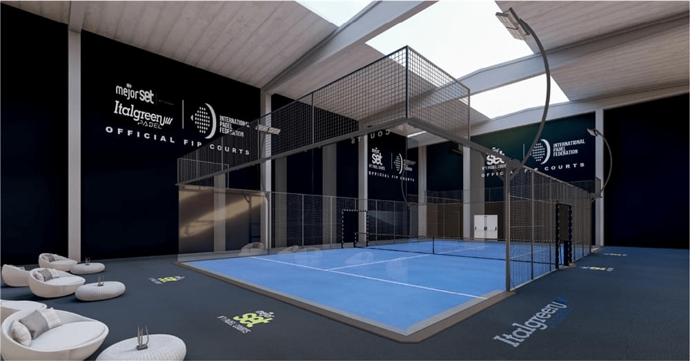 full panoramic padel court design